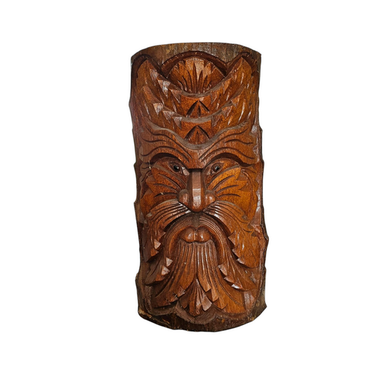 bijzettafel houten stam boswezen (palmboom stam)