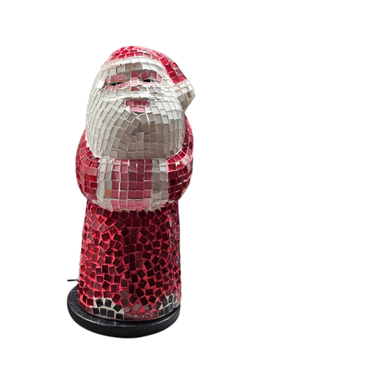 lamp kerstman mozaïek